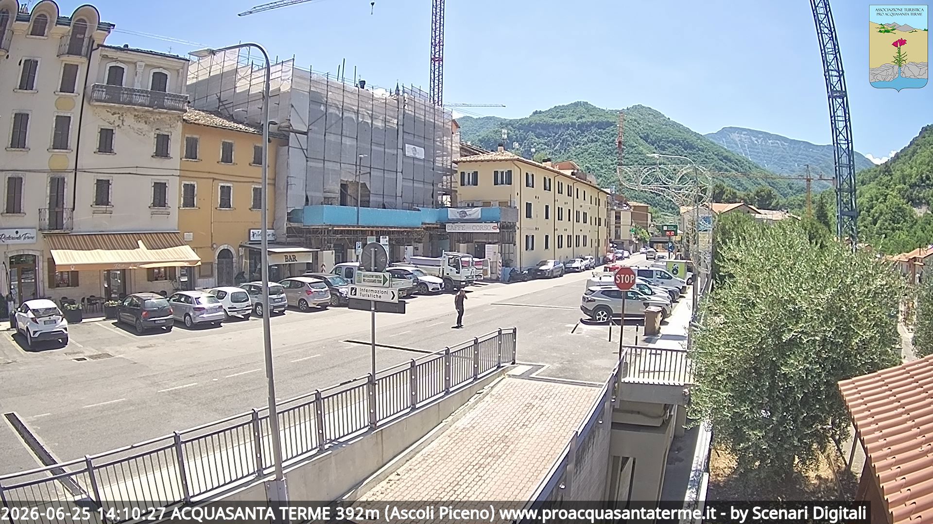 immagine della webcam nei dintorni di Ascoli Piceno: webcam Acquasanta Terme