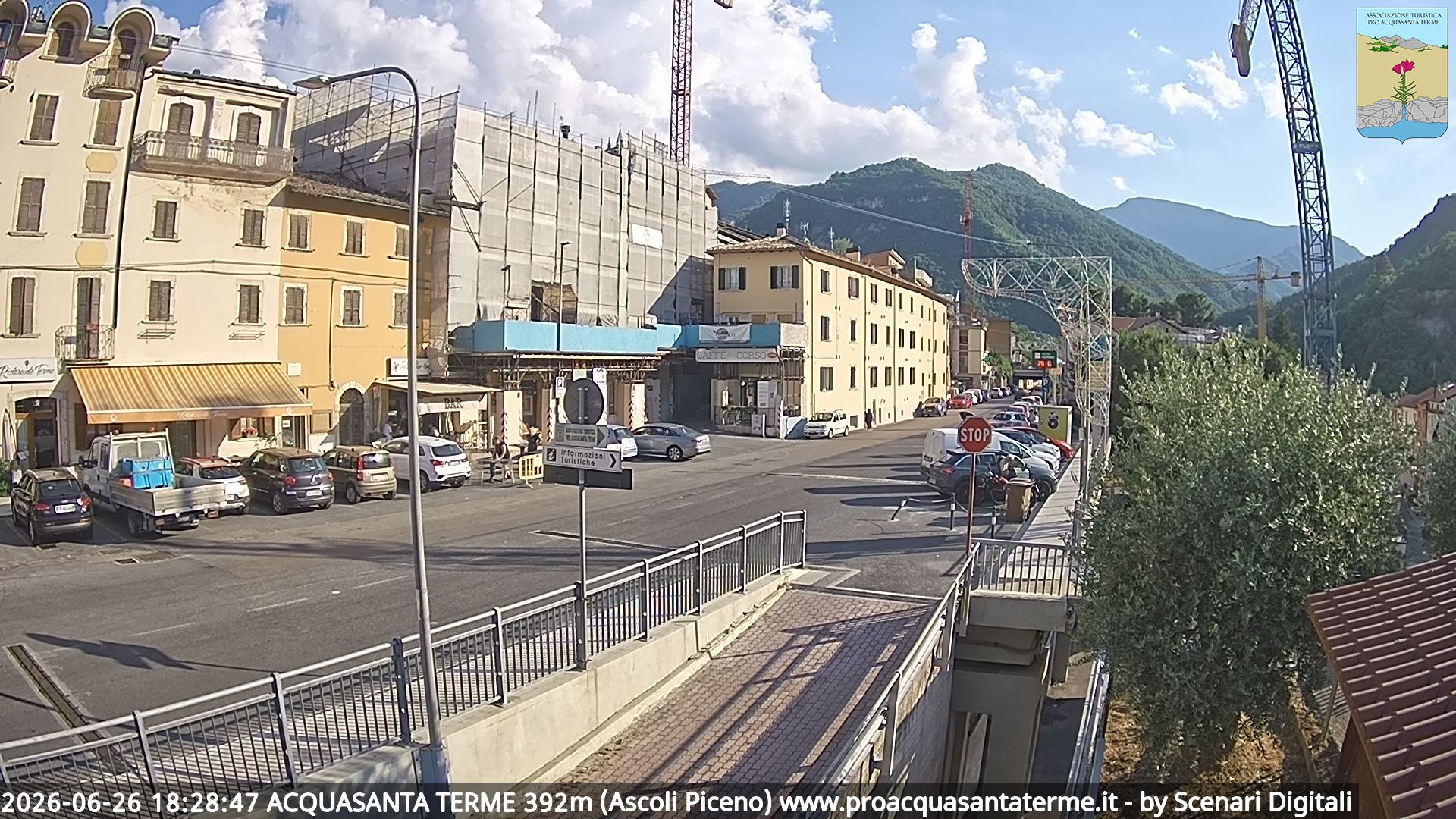 immagine della webcam nei dintorni di Frontignano: webcam Acquasanta Terme