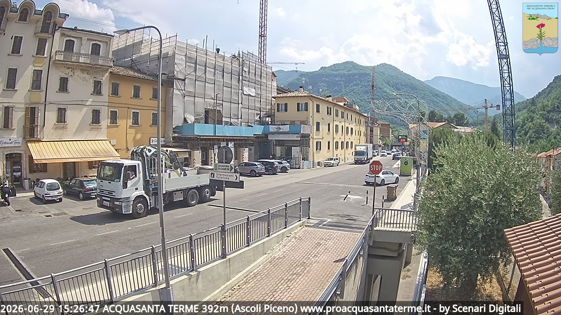 immagine della webcam nei dintorni di Ascoli Piceno: webcam Acquasanta Terme
