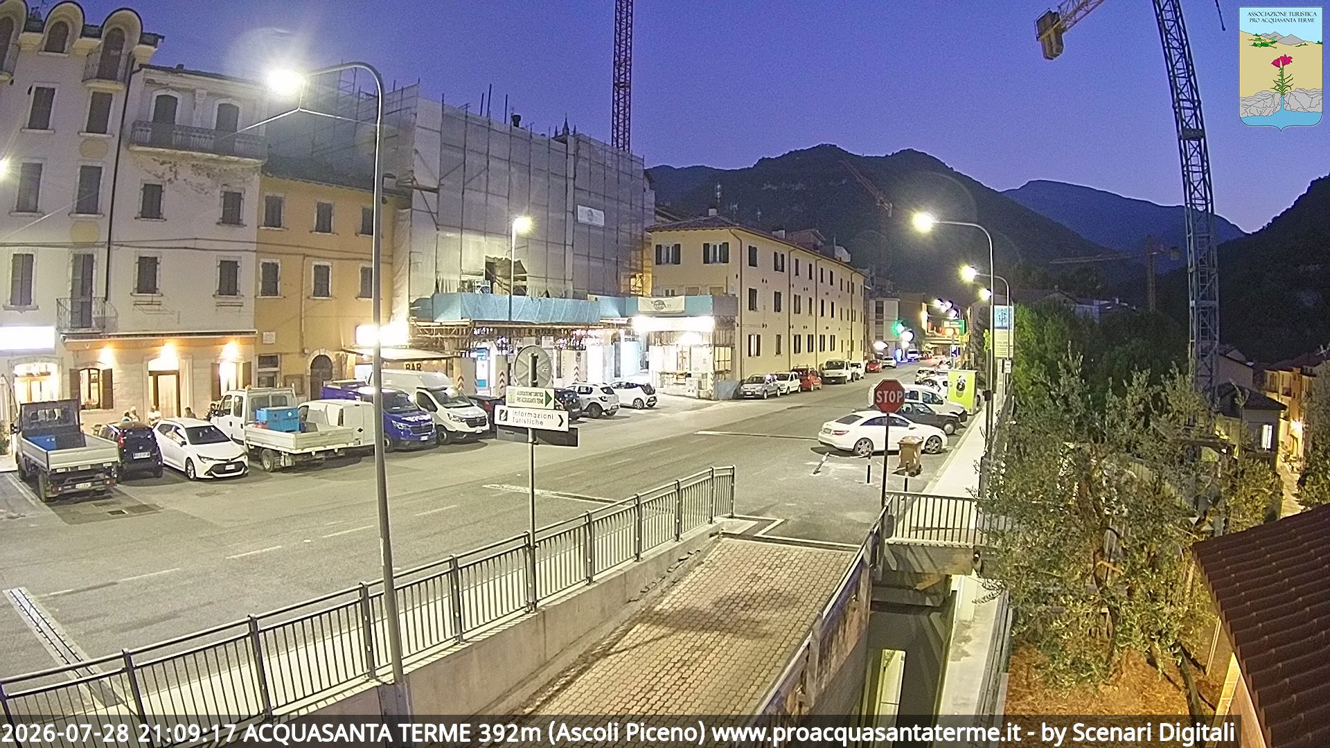 immagine della webcam nei dintorni di Ussita: webcam Acquasanta Terme