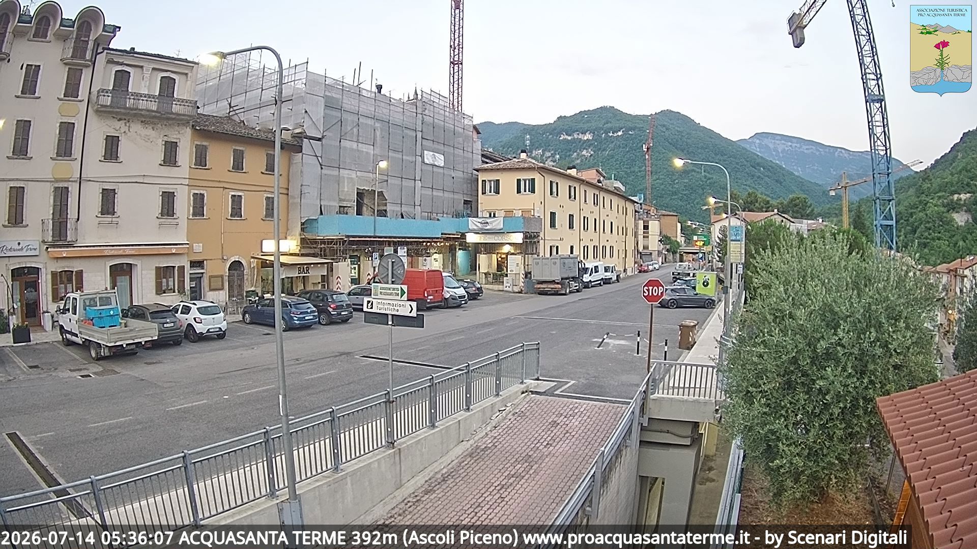 immagine della webcam nei dintorni di Campotosto: webcam Acquasanta Terme