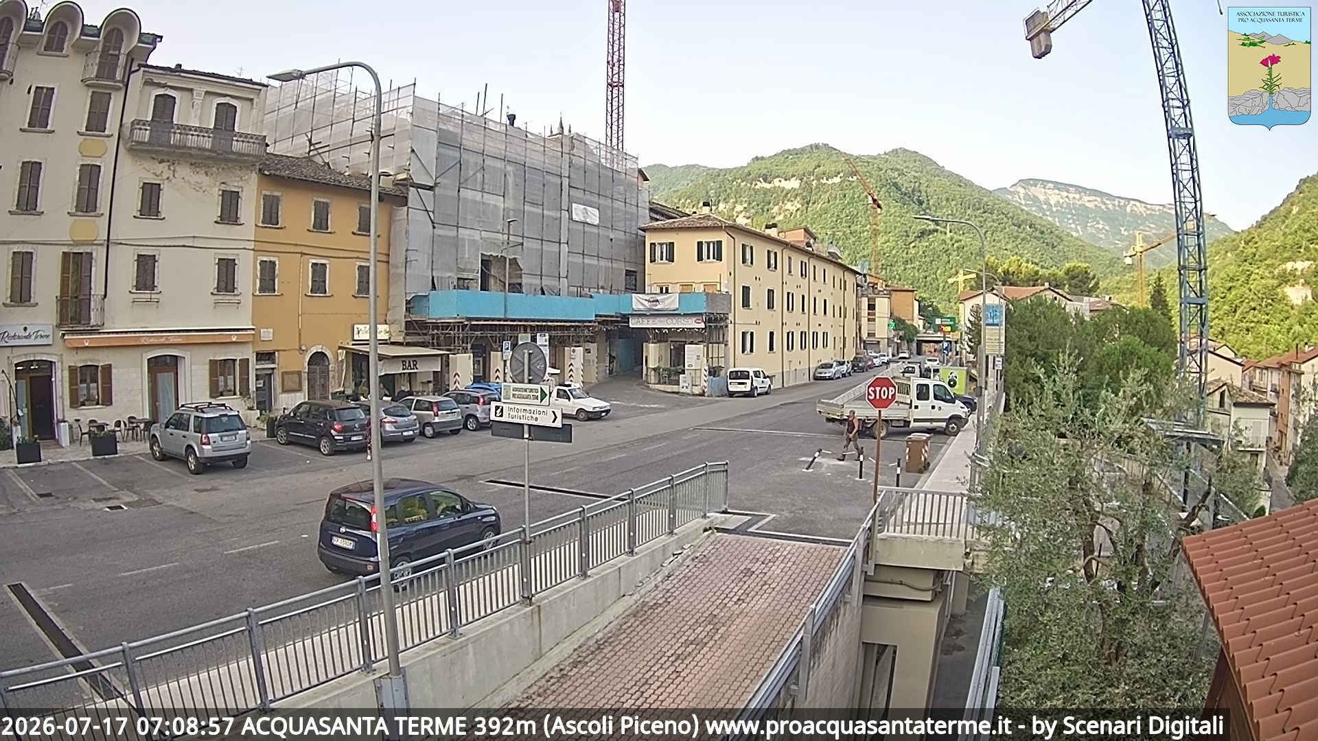 immagine della webcam nei dintorni di Sarnano: webcam Acquasanta Terme