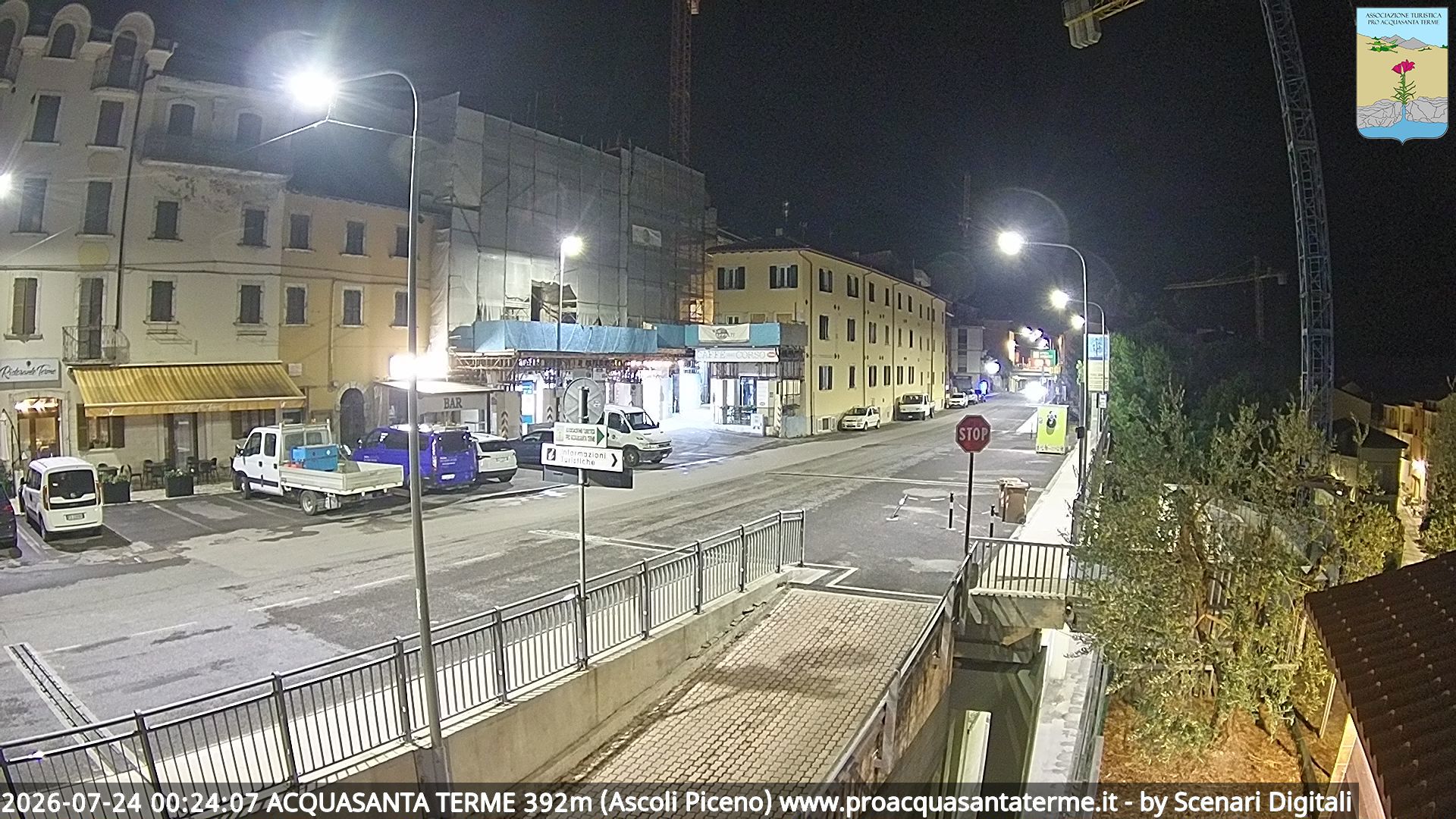 immagine della webcam nei dintorni di Teramo: webcam Acquasanta Terme