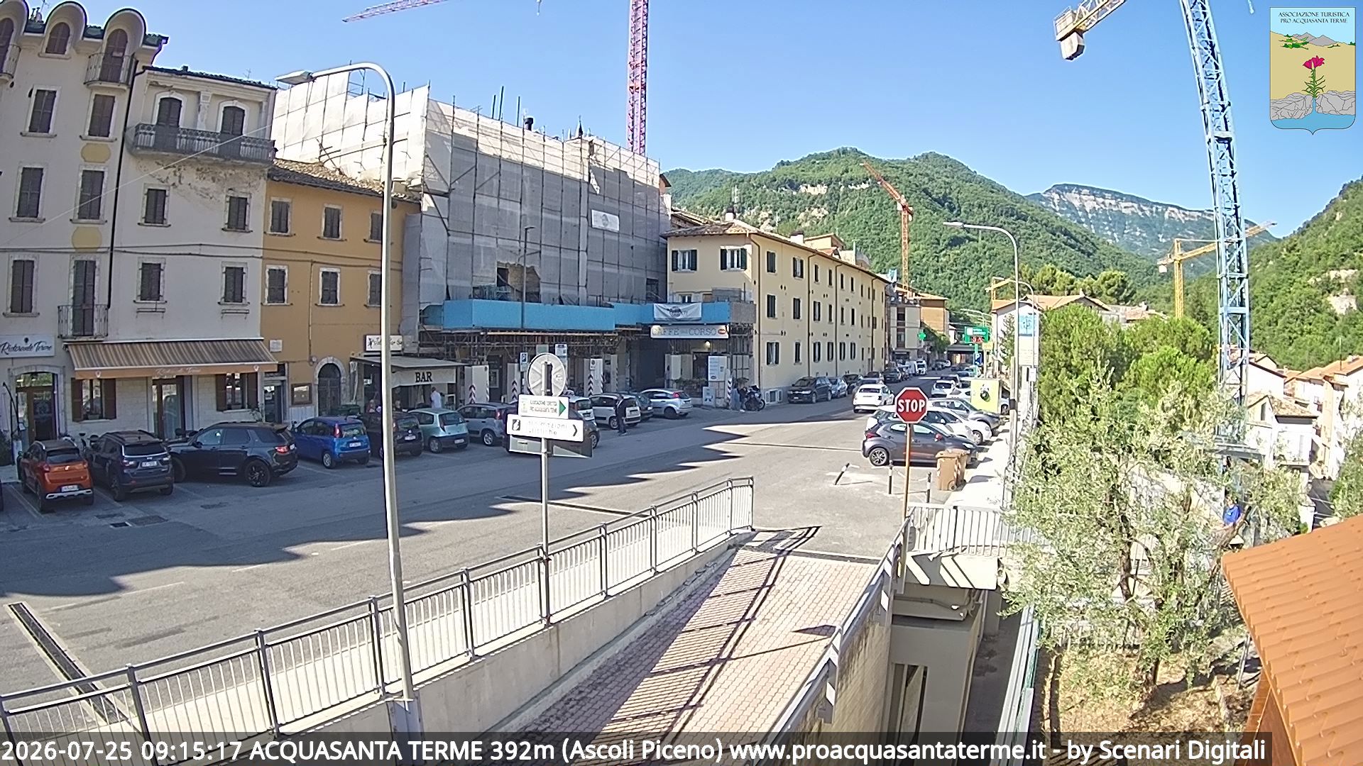 immagine della webcam nei dintorni di Teramo: webcam Acquasanta Terme