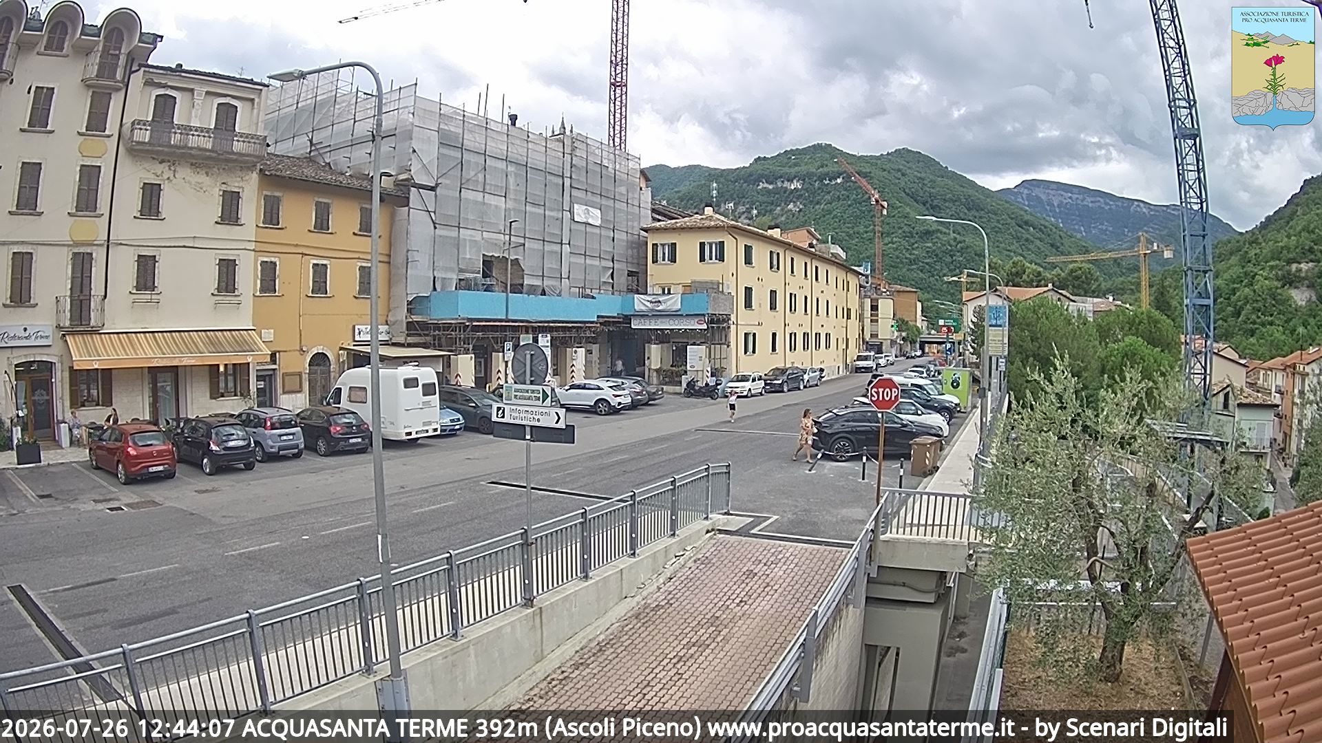 immagine della webcam nei dintorni di Monte Prata: webcam Acquasanta Terme