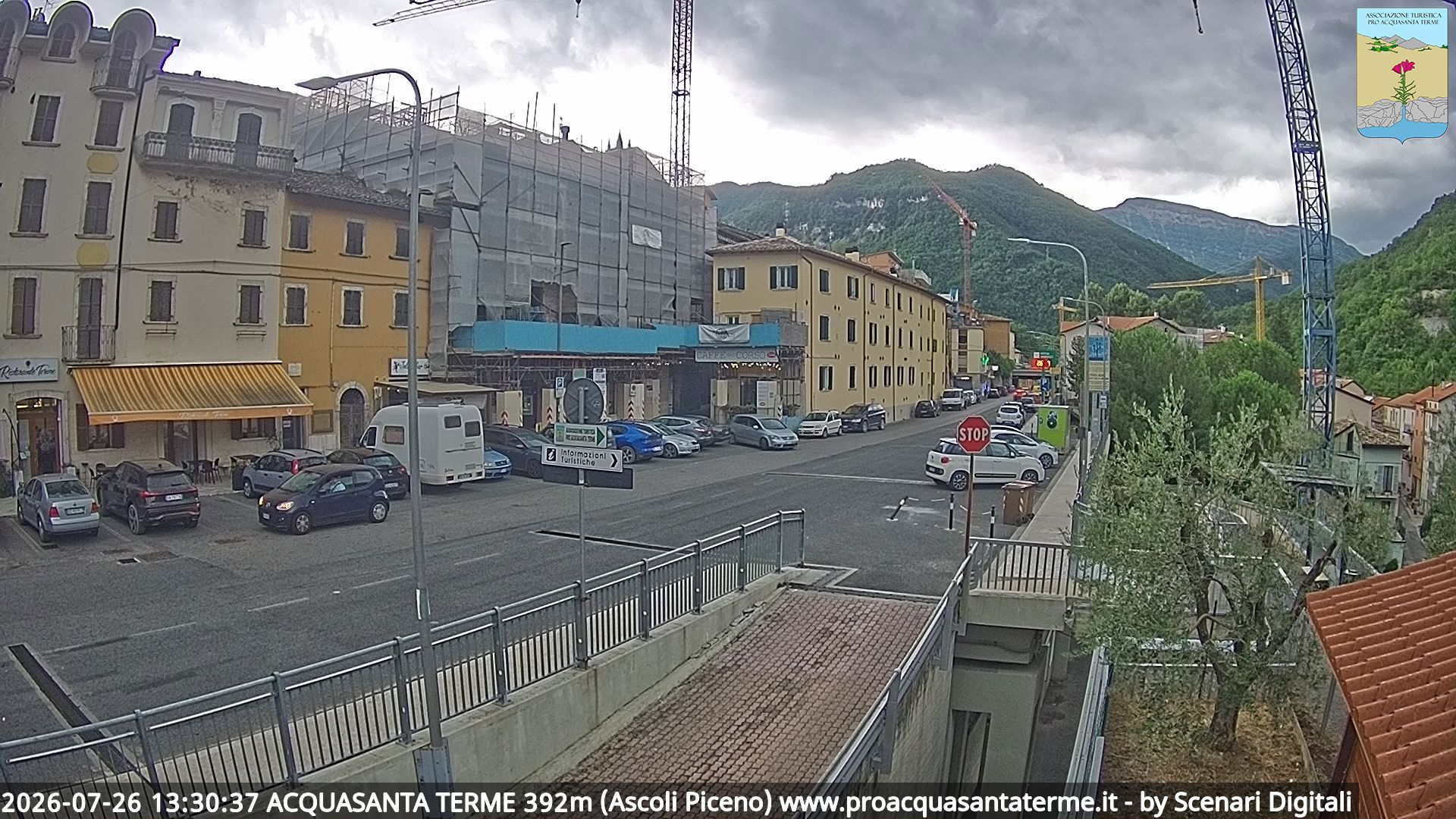 immagine della webcam nei dintorni di Monte Prata: webcam Acquasanta Terme
