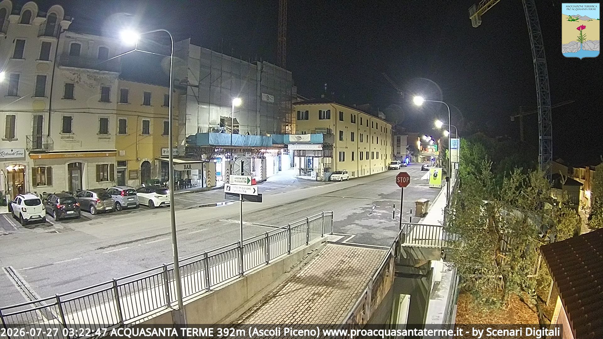 immagine della webcam nei dintorni di Montereale: webcam Acquasanta Terme